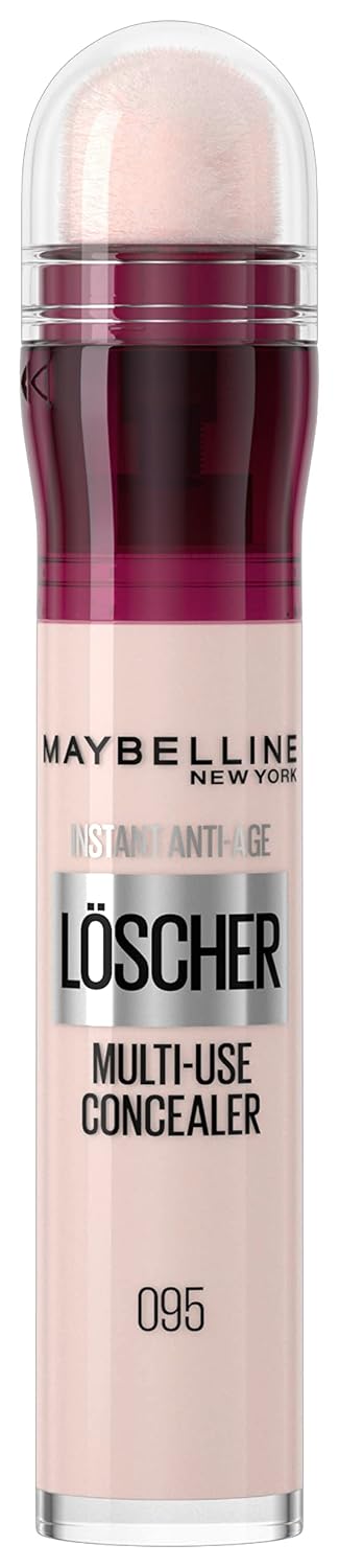 Detalle de Maybelline New York Instant Anti-Age Effekt Löscher Concealer Nr. 95 Cool Ivory (6,8 ml) mit Mikro-Lösch-Applikator