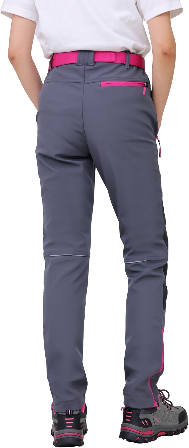 Detalle de WORK IDEA outdoorbroek voor dames, waterdicht en gevoerd met verstelbare taille