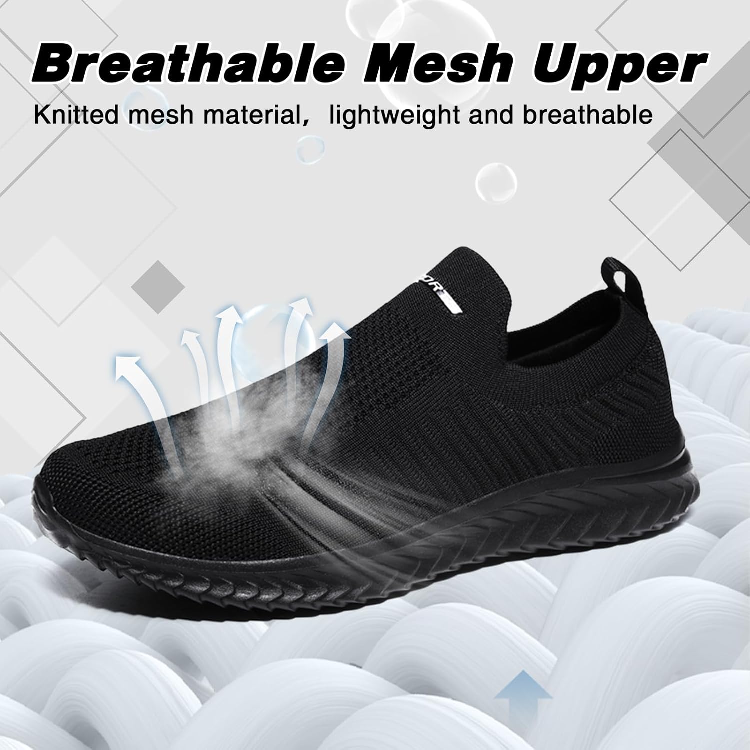 Detalle 2 de Scarpe da Ginnastica Slip On Uomo/Donna – Comfort e Versatilità per Passeggiate, Allenamento e Vita Quotidiana