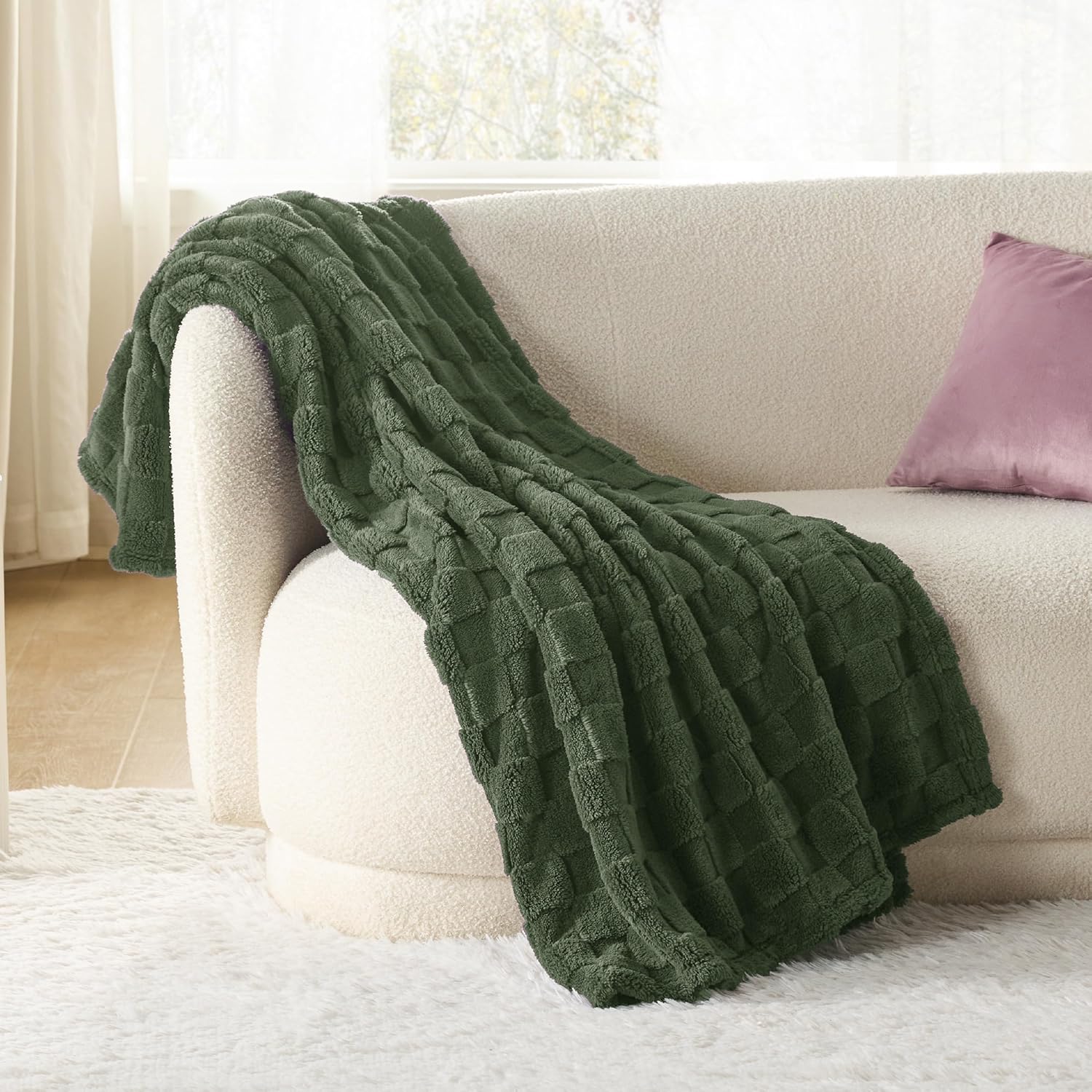 Thumbnail 1 de Bedsure Fleece Throw 127x152 cm