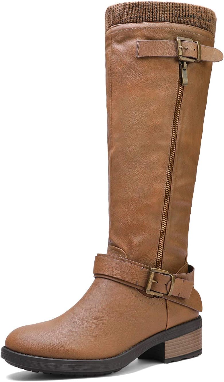 Detalle de DREAM PAIRS Knee-High Boots, Wide Calf