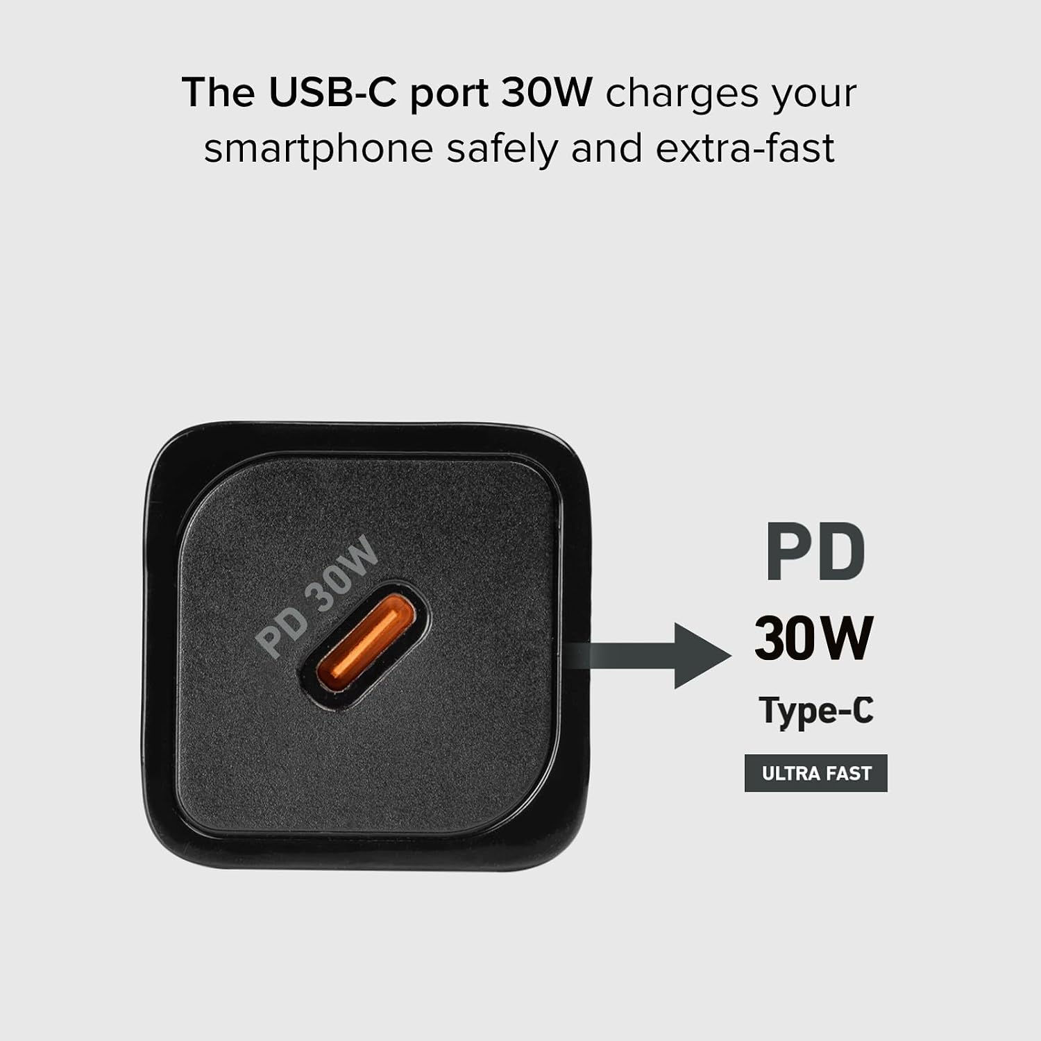 Detalle 2 de SBS Chargeur USB-C 30 W Power Delivery ⚡