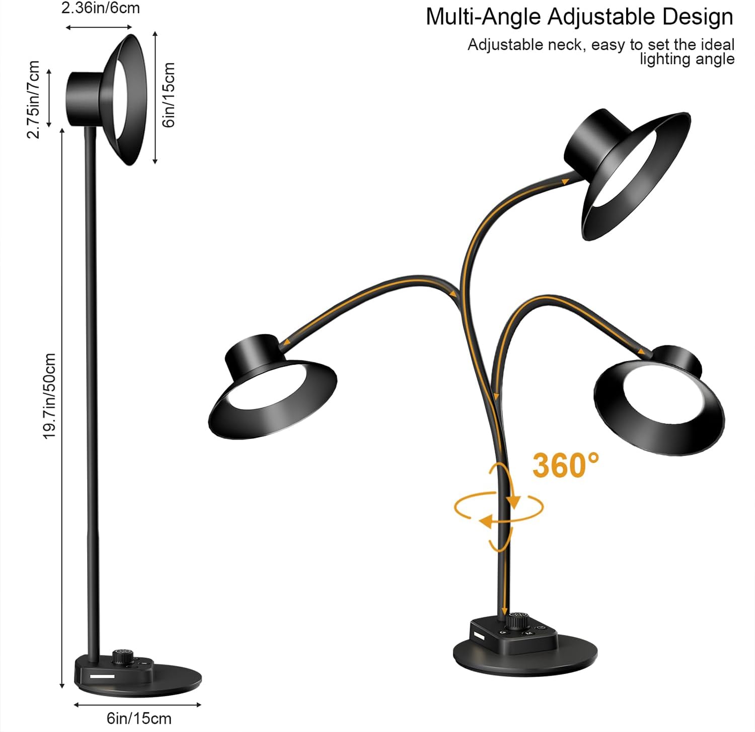 Detalle de Desk Lamp 12V 2A eye care dimmable
