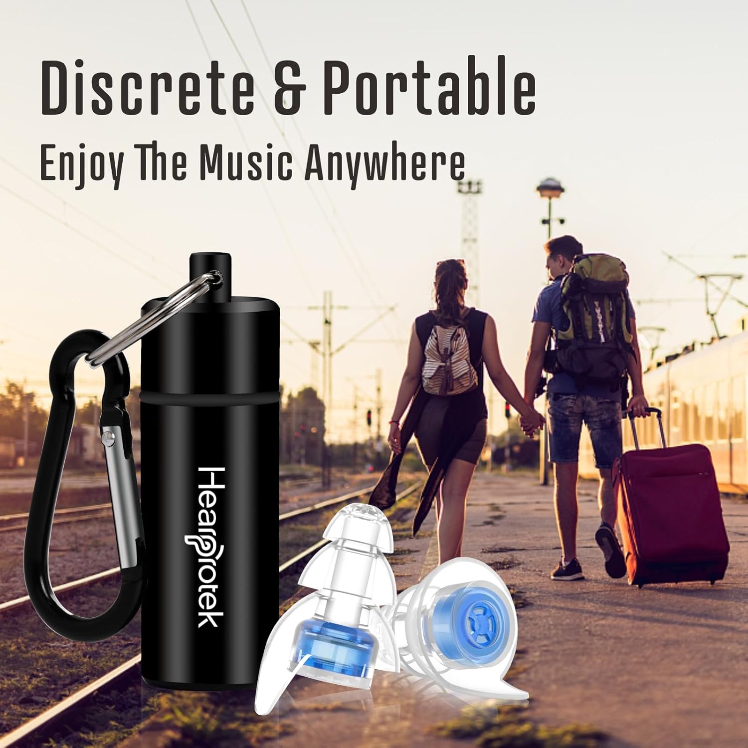Thumbnail 6 de Hearprotek Concert Ear Plugs: 2 Pairs of High-Fidelity, 20 dB Noise-Reduction Ear Protection