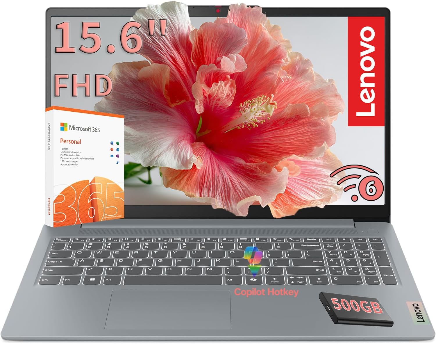 Detalle de Lenovo 15.6-inch laptop