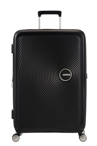 Detalle de American Tourister Soundbox M Espandibile: Trolley 67 cm, 81 L, Nero (Bass Black)