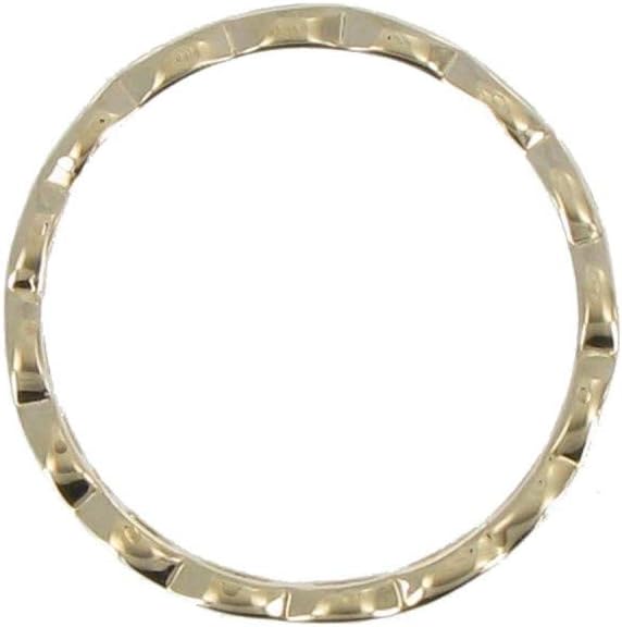 Thumbnail 1 de Les Poulettes Bijoux Gold Plated Ring Almond Pierced: anello con decorazione a mandorla