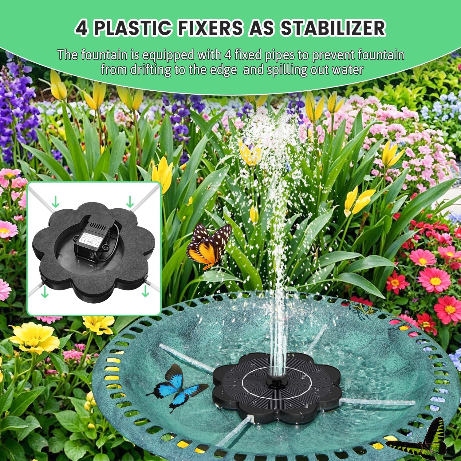 Thumbnail 2 de SZMP Solar Water Fountain 3.5W