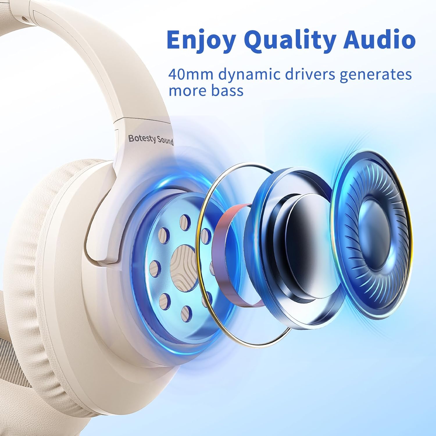 Thumbnail 6 de Botesty Sound Headphones Wired 4.9ft