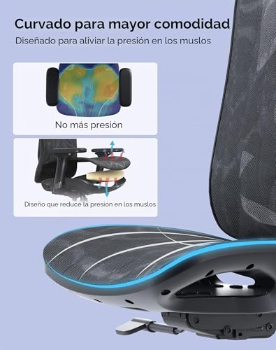 Thumbnail 10 de SIHOO Silla de Oficina Ergonómica con Respaldo Alto y Malla Transpirable