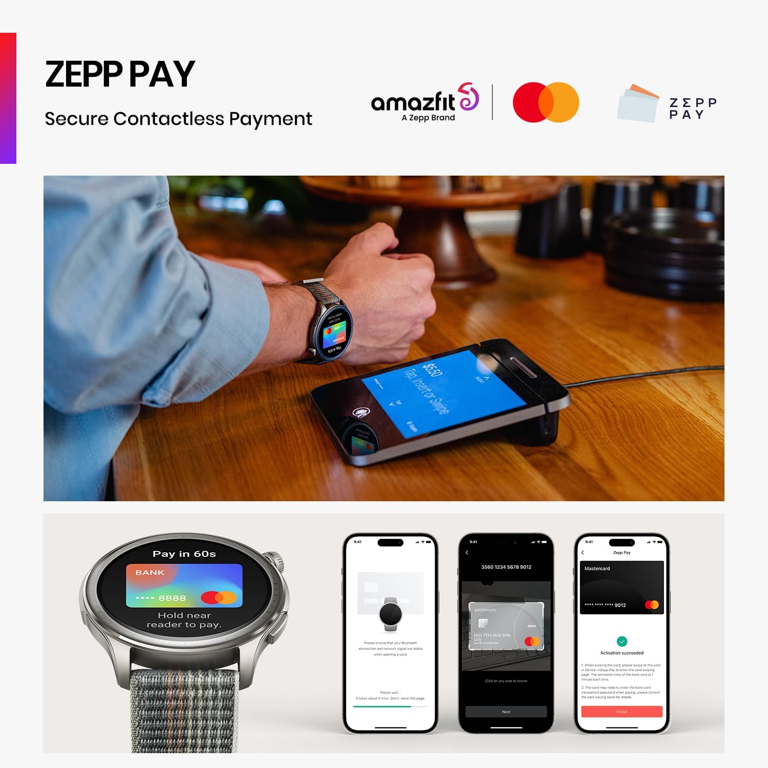 Thumbnail 4 de Amazfit Balance 46mm Smart Watch with NFC contactless payments, GPS and AI coaching