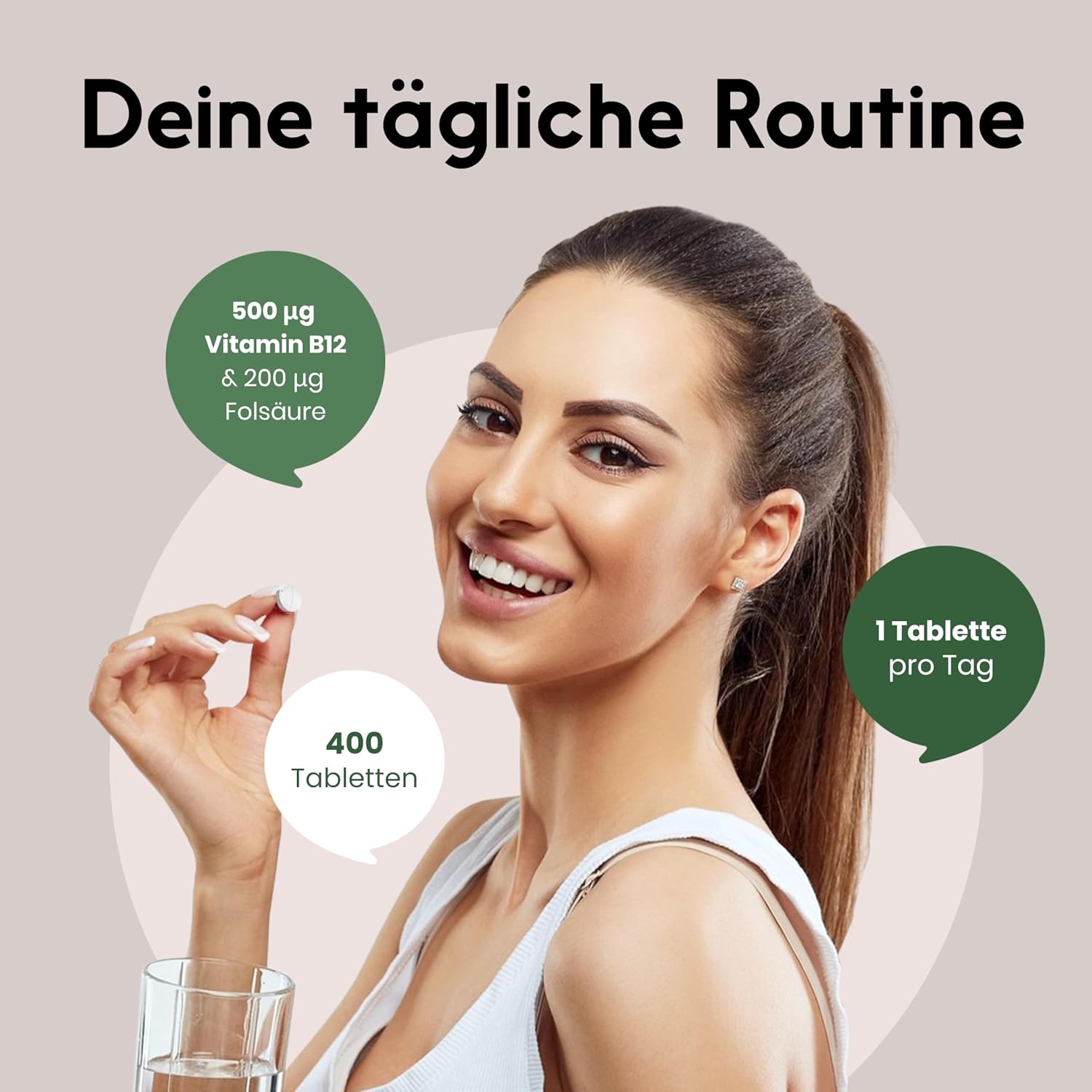 Thumbnail 2 de Vitamin B12 hochdosiert 400 Tabletten