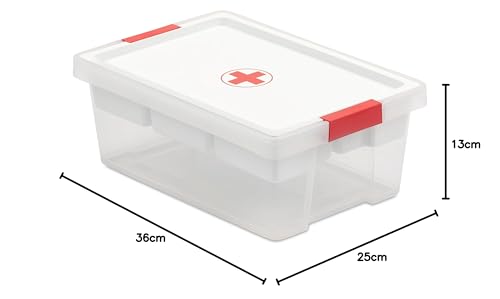 Detalle 2 de Tatay Caja botiquín 7 L con asas y tapa ♻
