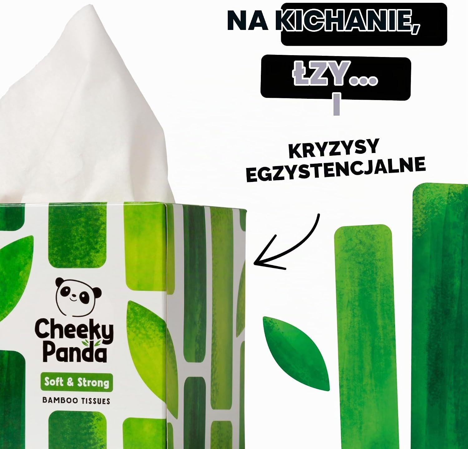 Detalle de The Cheeky Panda CUBFTX12 chusteczki bambusowe, 12 pudełek, 3 warstwy