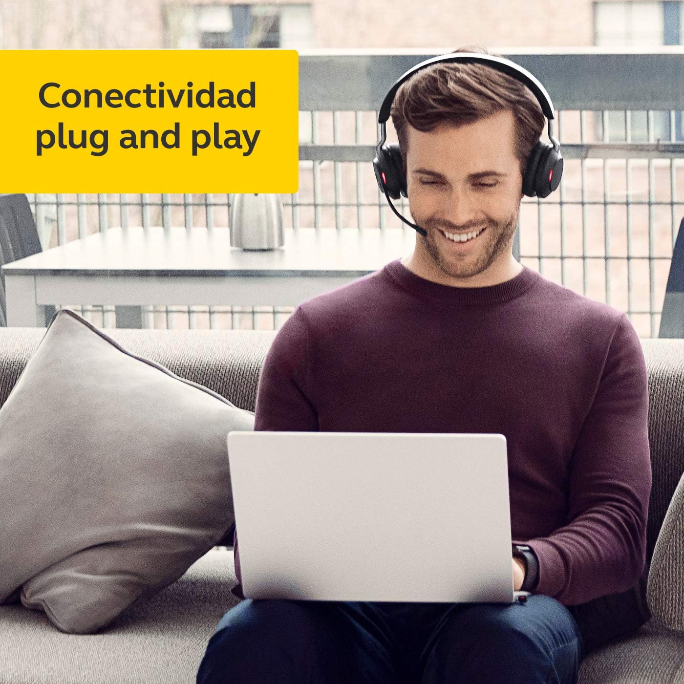Thumbnail 6 de Jabra Evolve2 65: Auriculares Inalámbricos Estéreo con ANC
