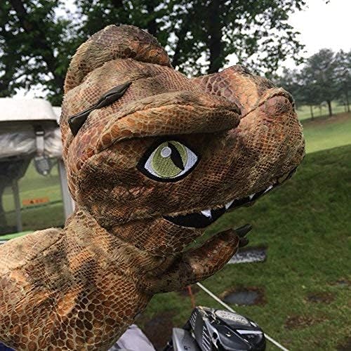 Thumbnail 6 de dinofactory T-Rex 恐竜ドライバーヘッドカバー ポリエステル製・ウッドブラウン・460cc対応