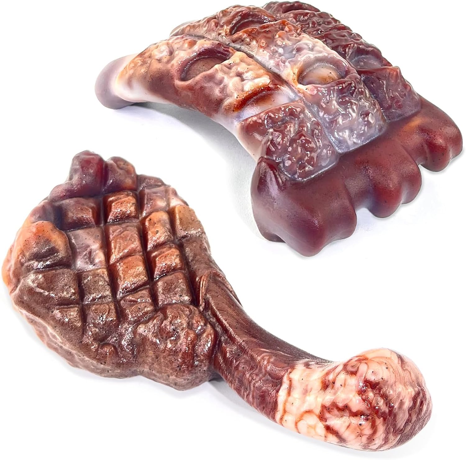 Aleath Dog Chew Toy 2-pack for Aggressive Chewers