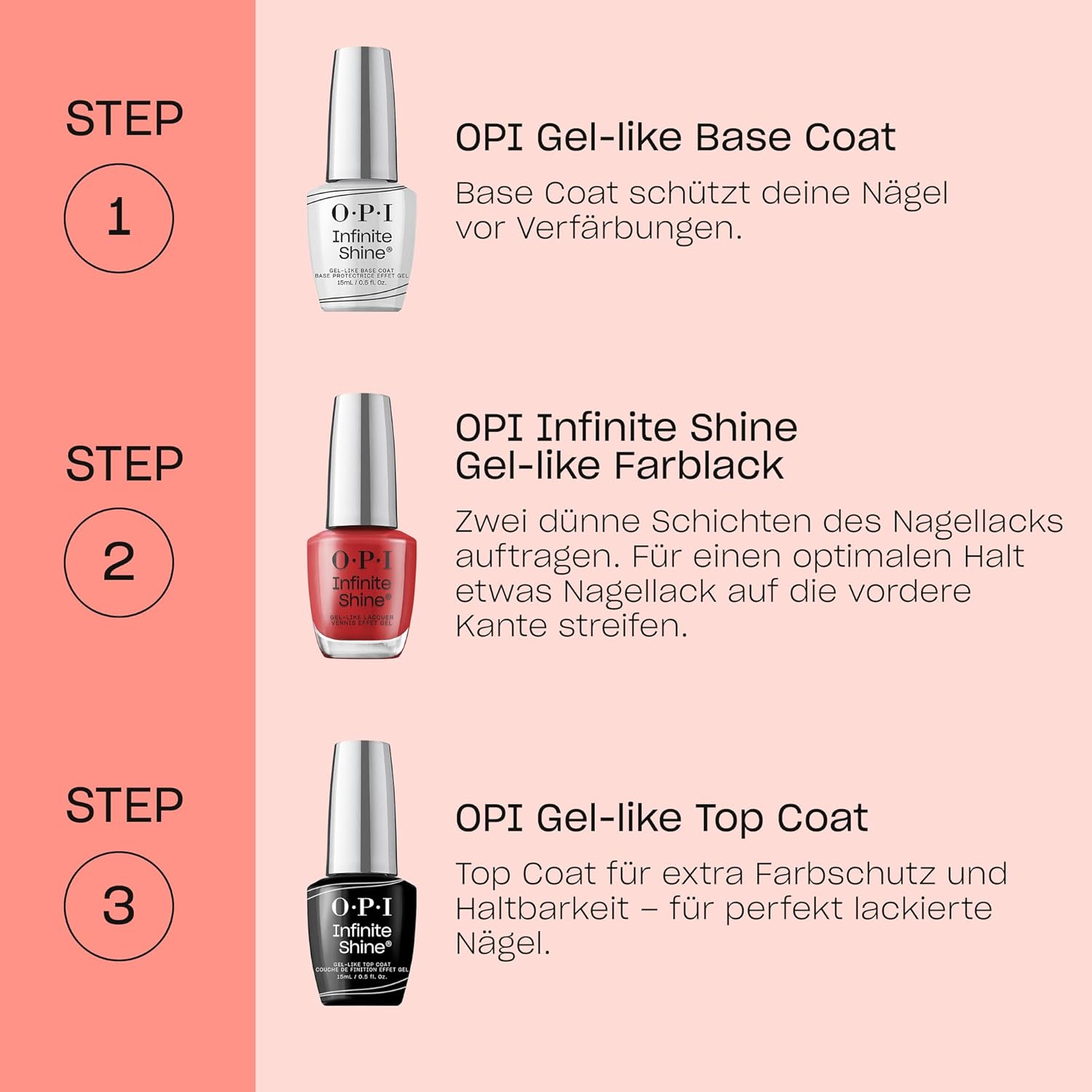 Thumbnail 4 de OPI Infinite Shine Pinktöne „It’s a Girl“ – vorgehärtete Gel-Technologie ohne UV-Lampe, bis zu 11 Tage Halt, vegan (15 ml)