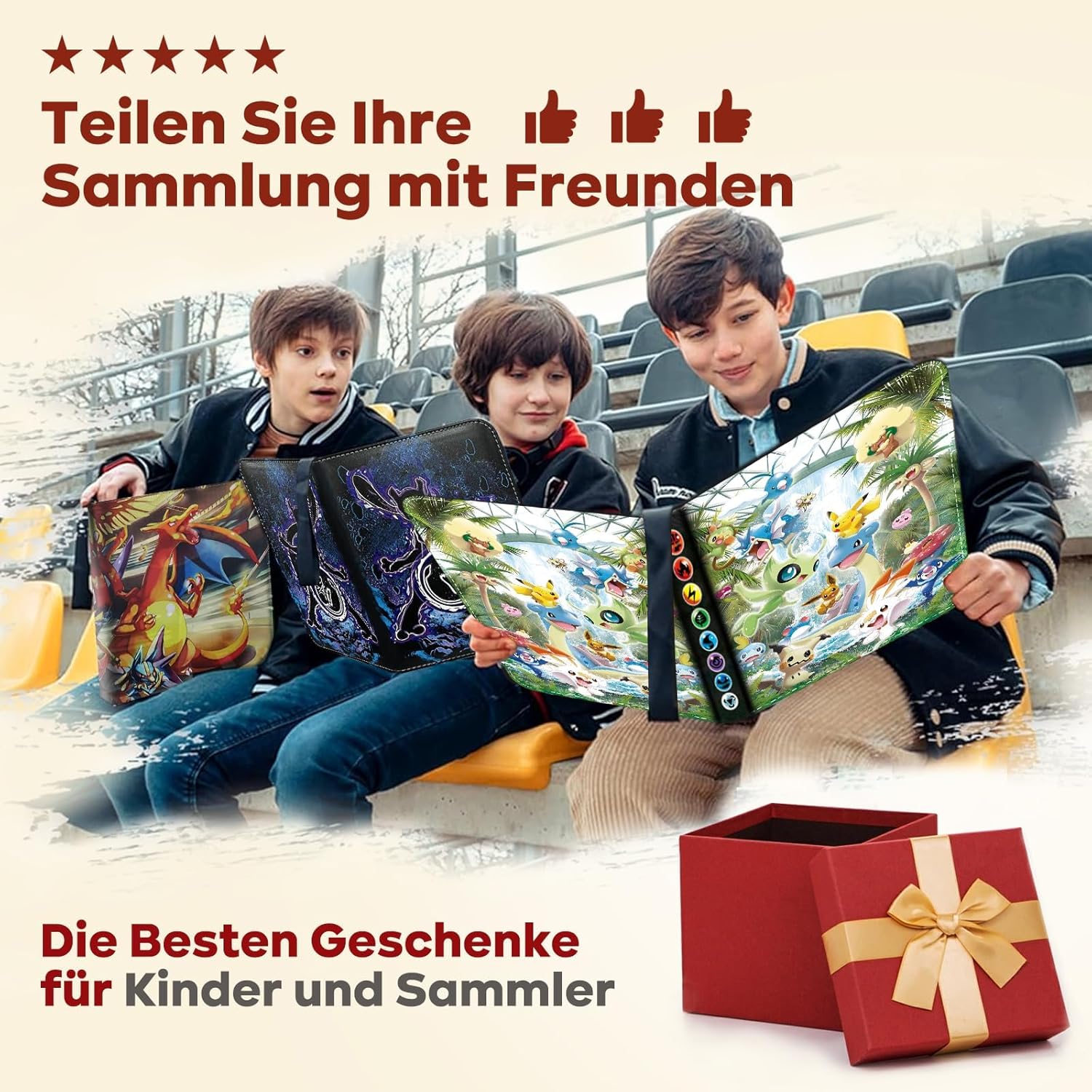 Thumbnail 6 de Raccoglitore carte Pokémon 50 pagine, 400 slot 📚