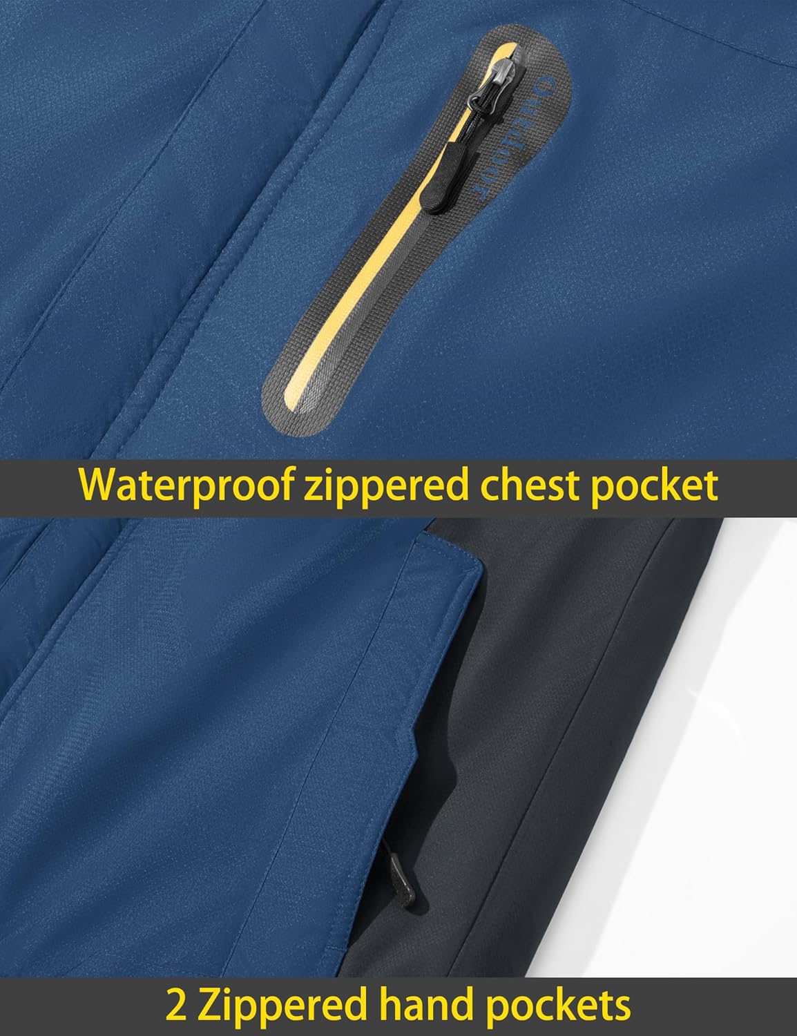 Thumbnail 5 de TACVASEN Men's Winter Ski Jacket Waterproof 1