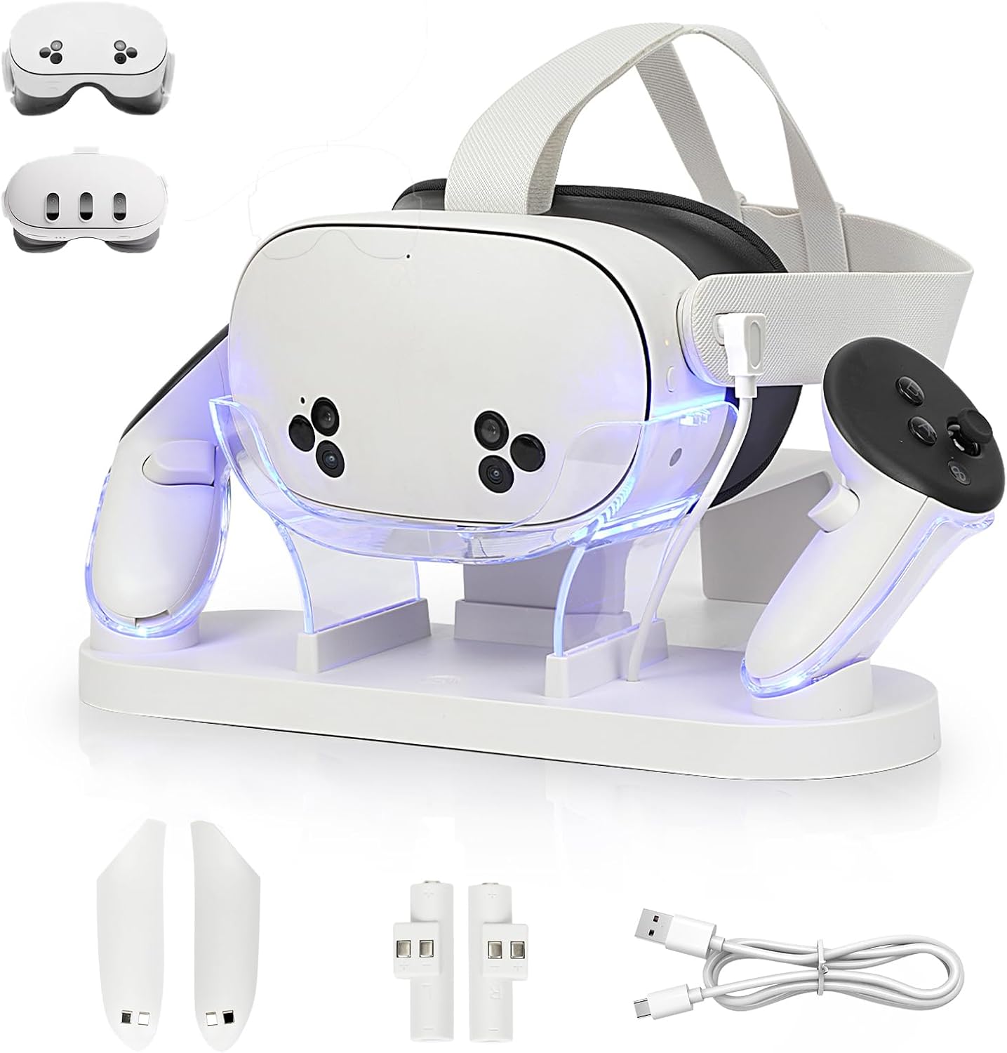 Detalle de Growalleter Charging Dock for MetaQuest 3S
