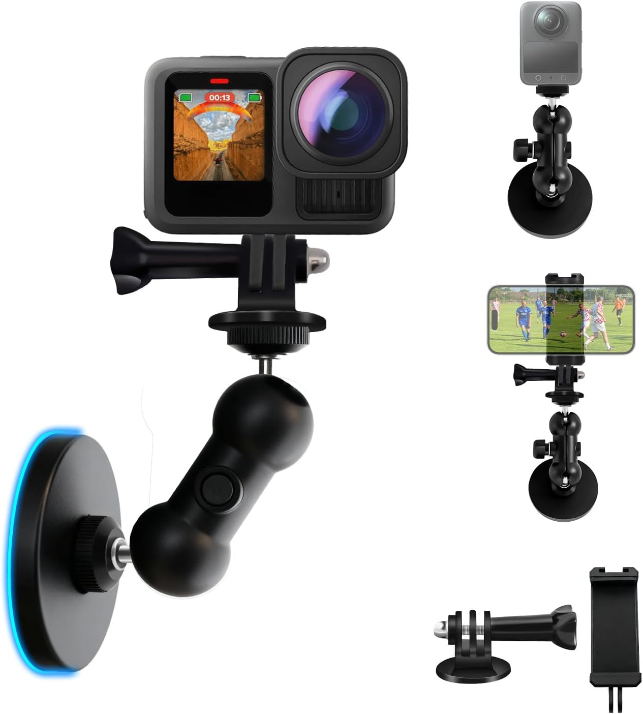 Detalle de HAFOKO Magnetic Mount for DJI Osmo Pocket 3