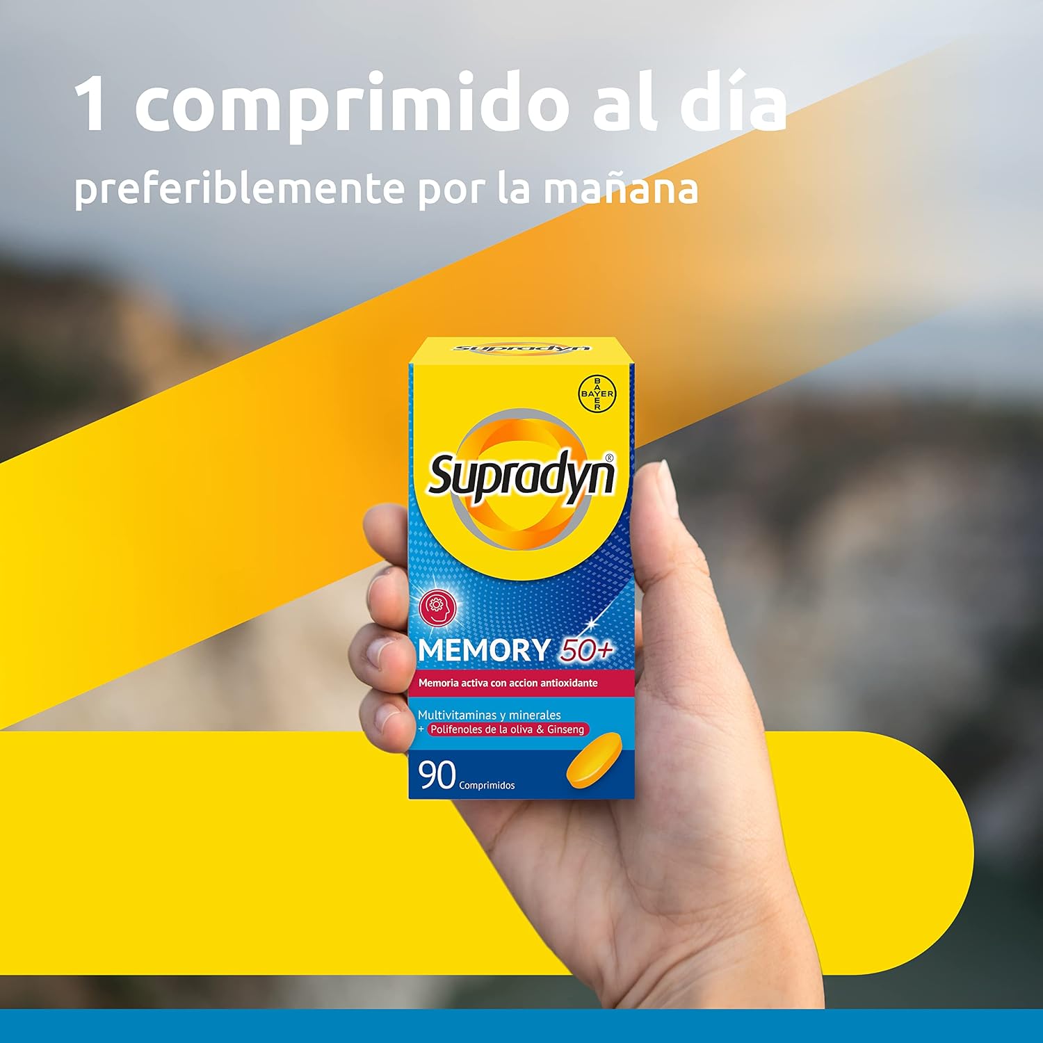 Detalle de Supradyn Memory 50+ 90 comprimidos