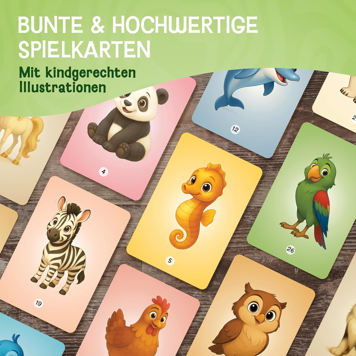 Thumbnail 4 de LIKARTO Schwarzer Peter Kartenspiel für Kinder 🎴