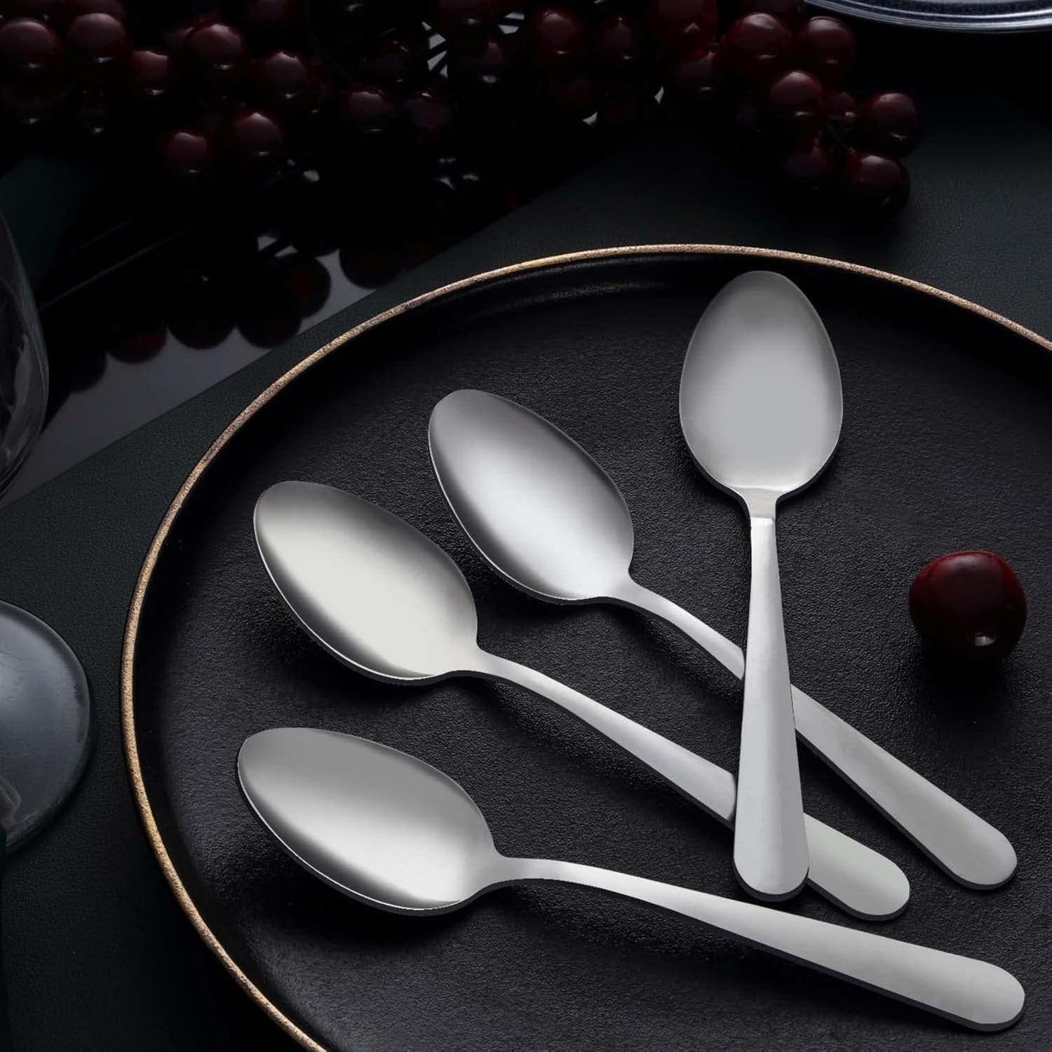 Detalle 2 de Unokit Dinner Spoons, 24-Piece Set