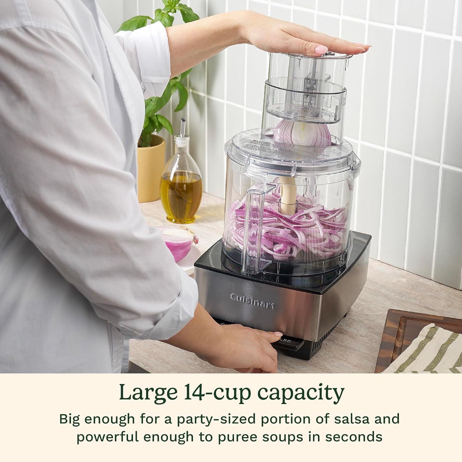 Detalle 2 de Cuisinart DFP-14BCNY 14-Cup food processor