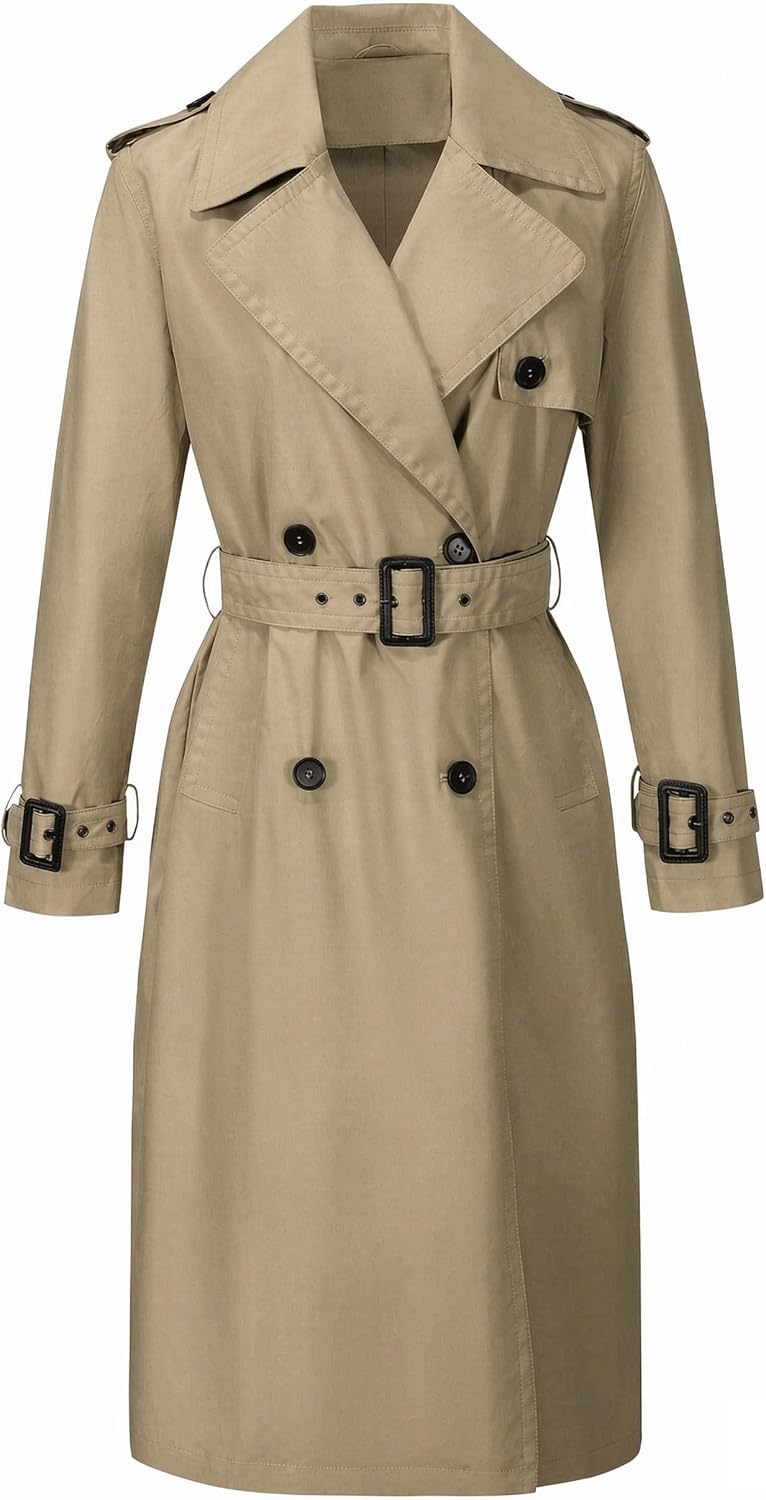 Thumbnail 6 de RISISSIDA Women's Trench Coat, Longline