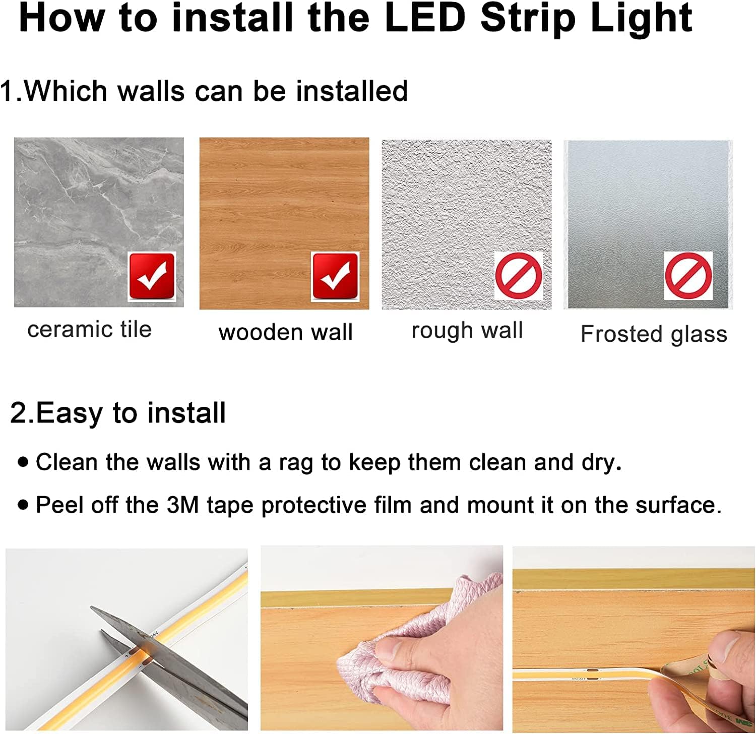 Thumbnail 5 de SIRYYUI 12V COB LED Strip Light 2x5m (480 LEDs/m) in 4000K, CRI 90+ — no power supply