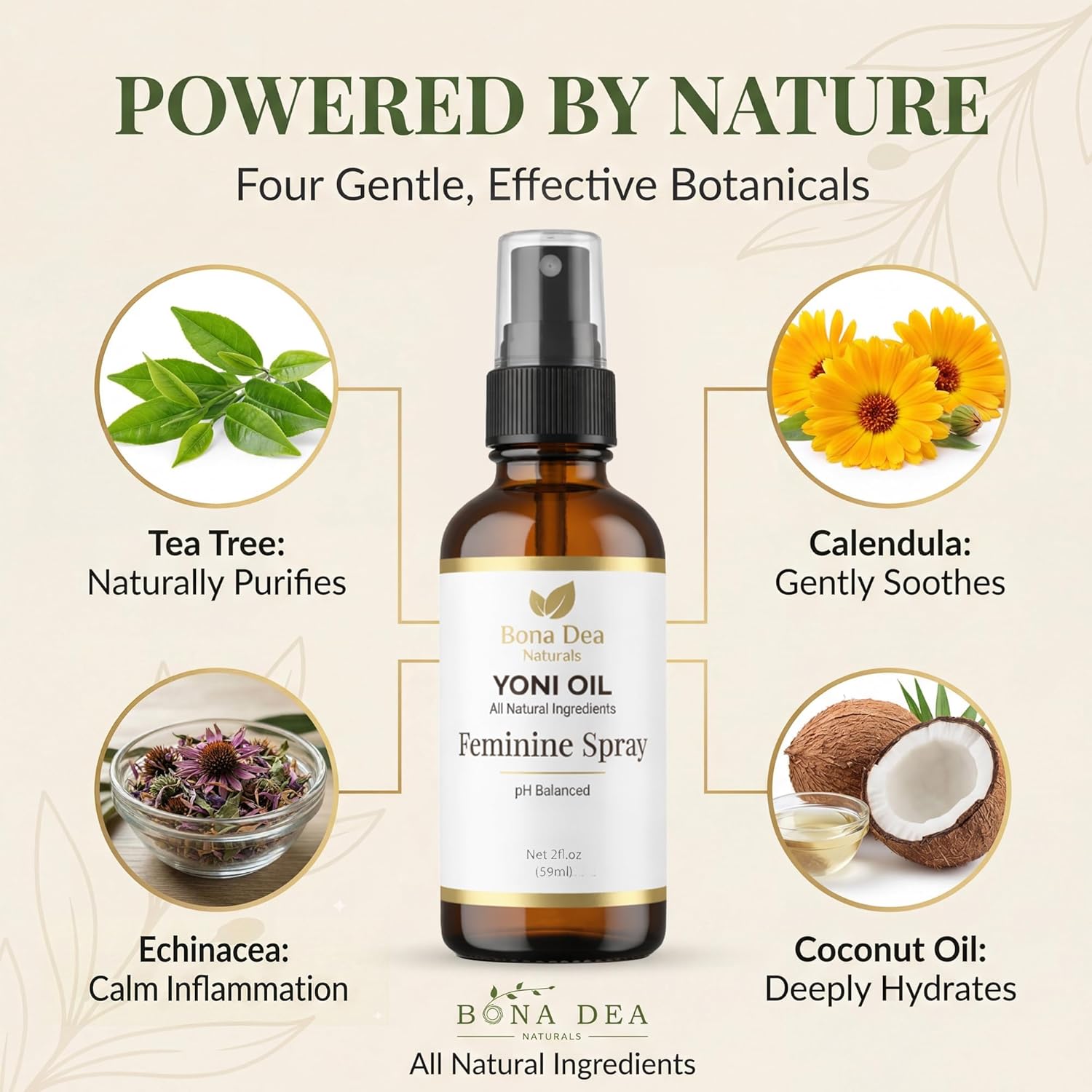 Thumbnail 2 de Bona Dea Naturals Intimspray für Frauen (59 ml) – milde Pflege bei Scheidentrockenheit