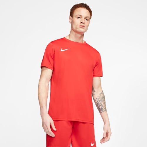 Detalle de Nike M Nk Dry Park Vii Jsy Ss - Camiseta de manga corta para hombre (Rojo) talla M