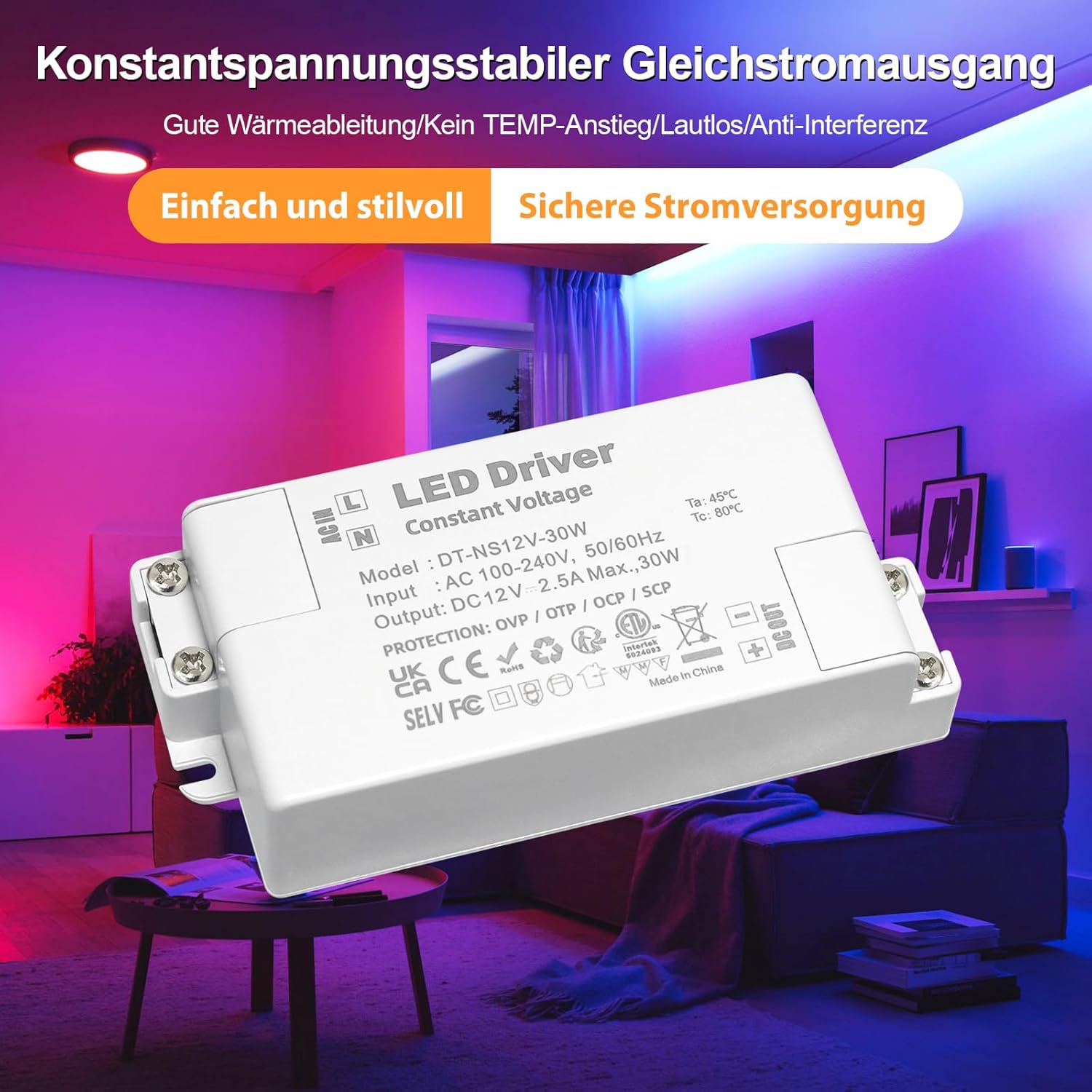 Thumbnail 4 de Alimentatore 12V 2,5A per LED 🔌