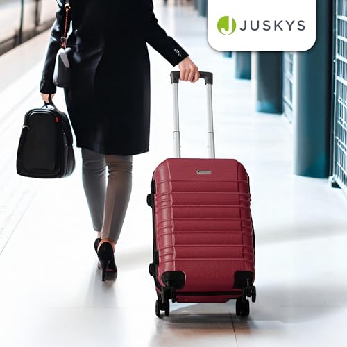 Thumbnail 6 de Juskys Set valises rigides 3 pièces – Voyage en toute sérénité avec roues 360°, serrure à code et poignée télescopique