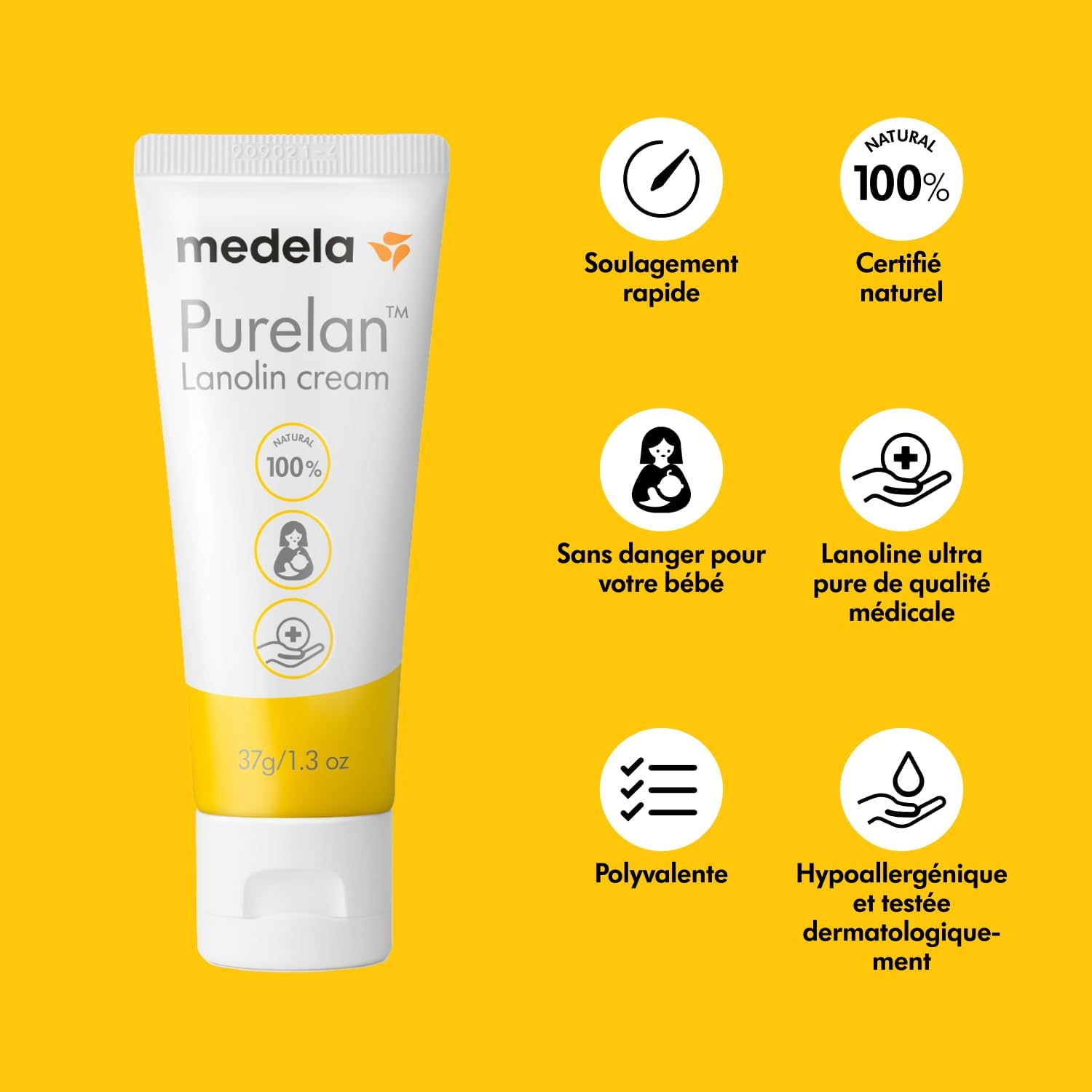 Detalle 1 de Medela Purelan Crème allaitement 37 g