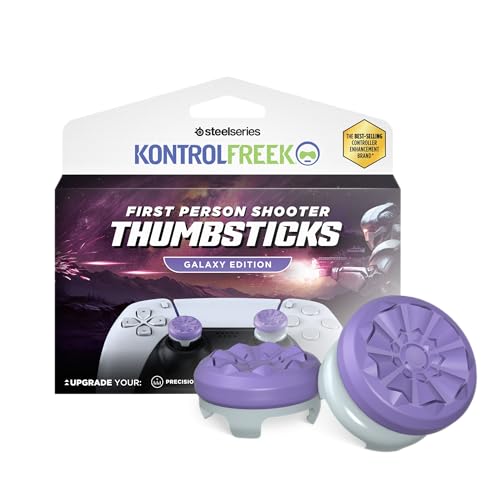 Detalle de KontrolFreek FPS Freek Galaxy Purple: Dual-Height Thumbsticks for PS4/PS5