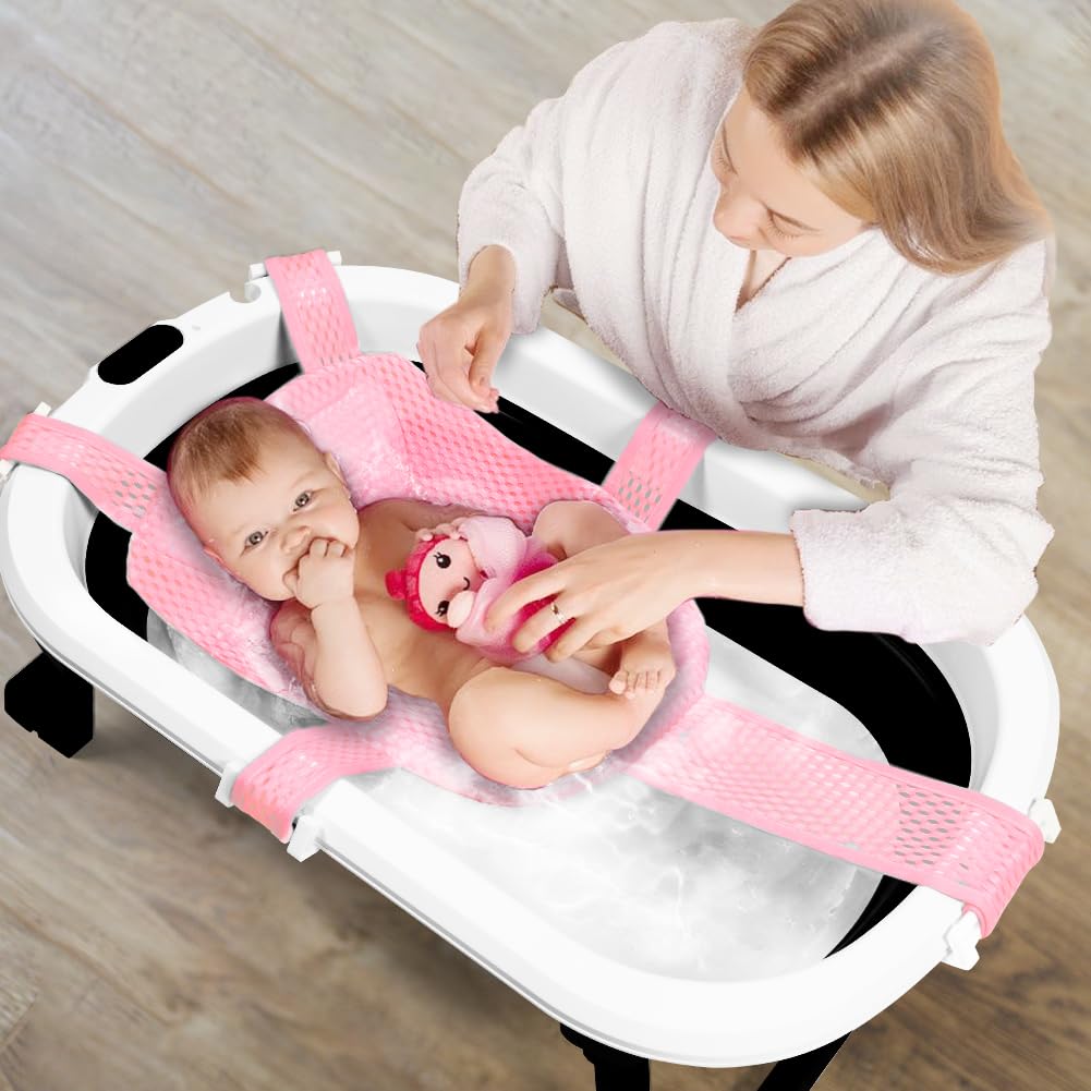 Thumbnail 6 de Aolso Baby-Badesitznetz Rosa 0–3 Jahre
