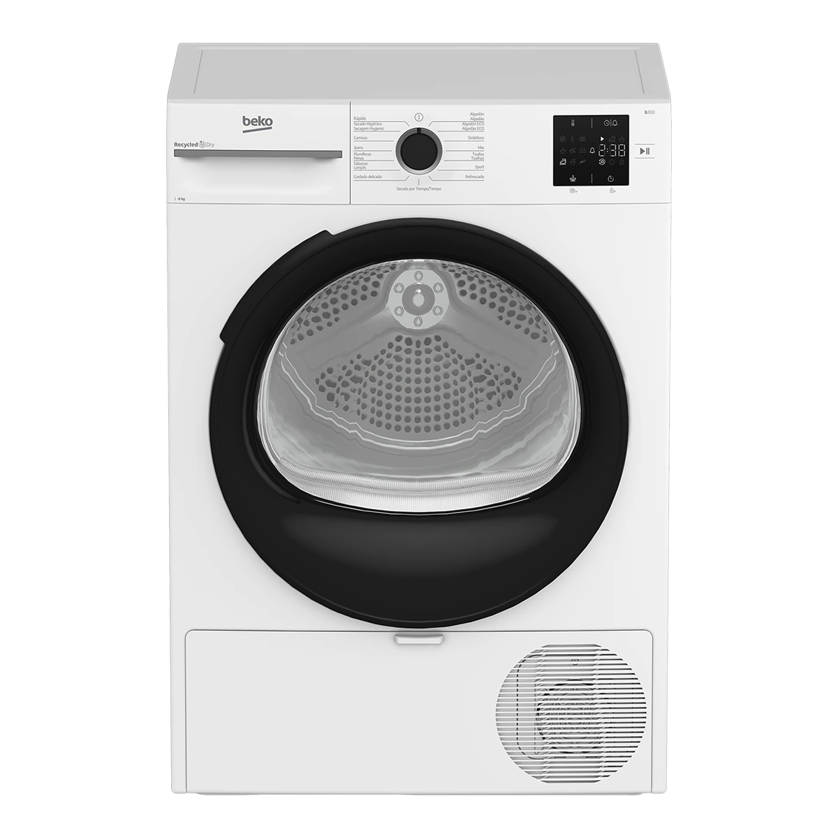 Imagen de Beko BM3T38230WB secadora 8 kg bomba de calor en OfertitasTOP