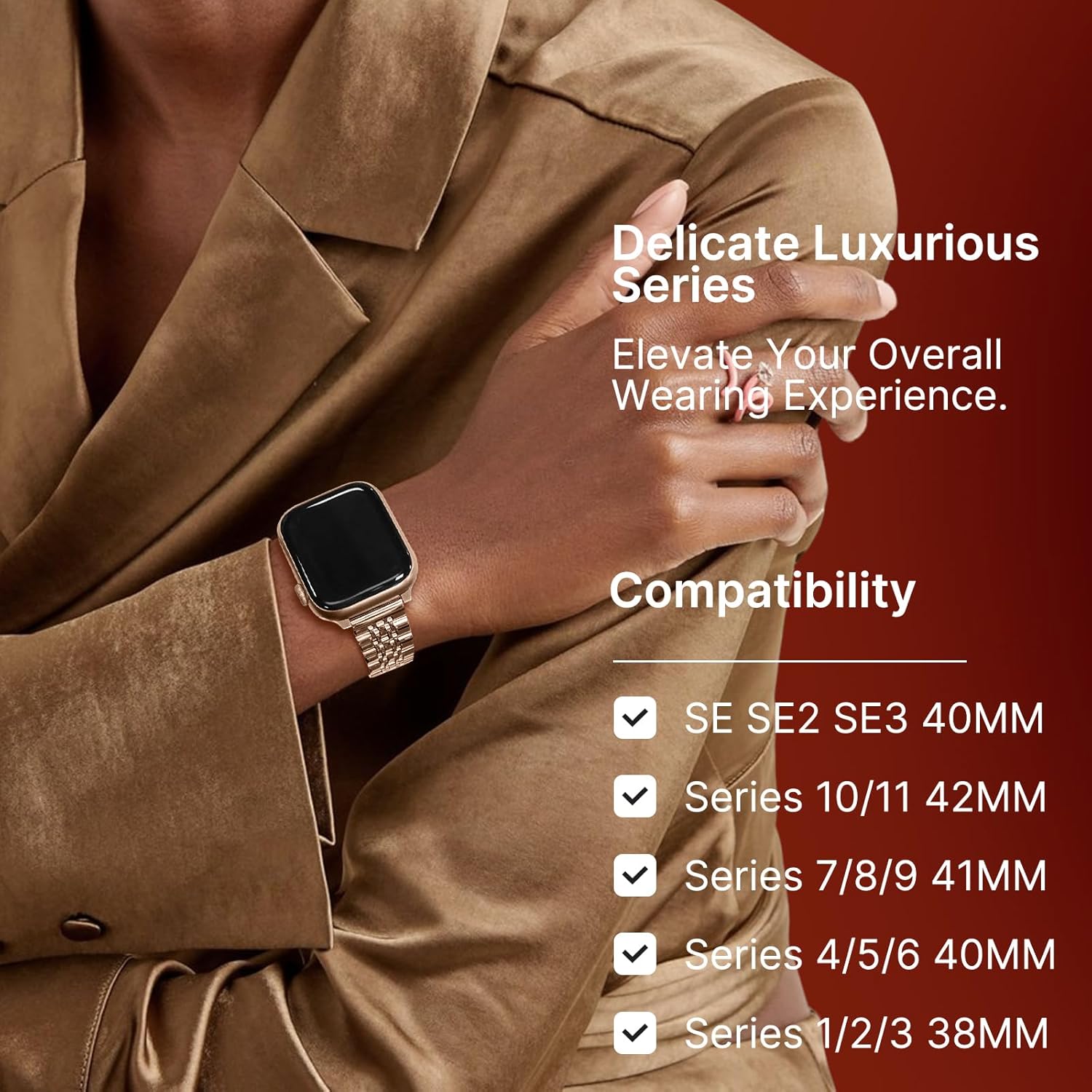 Thumbnail 3 de Fullmosa Slim Metal Strap for Apple Watch