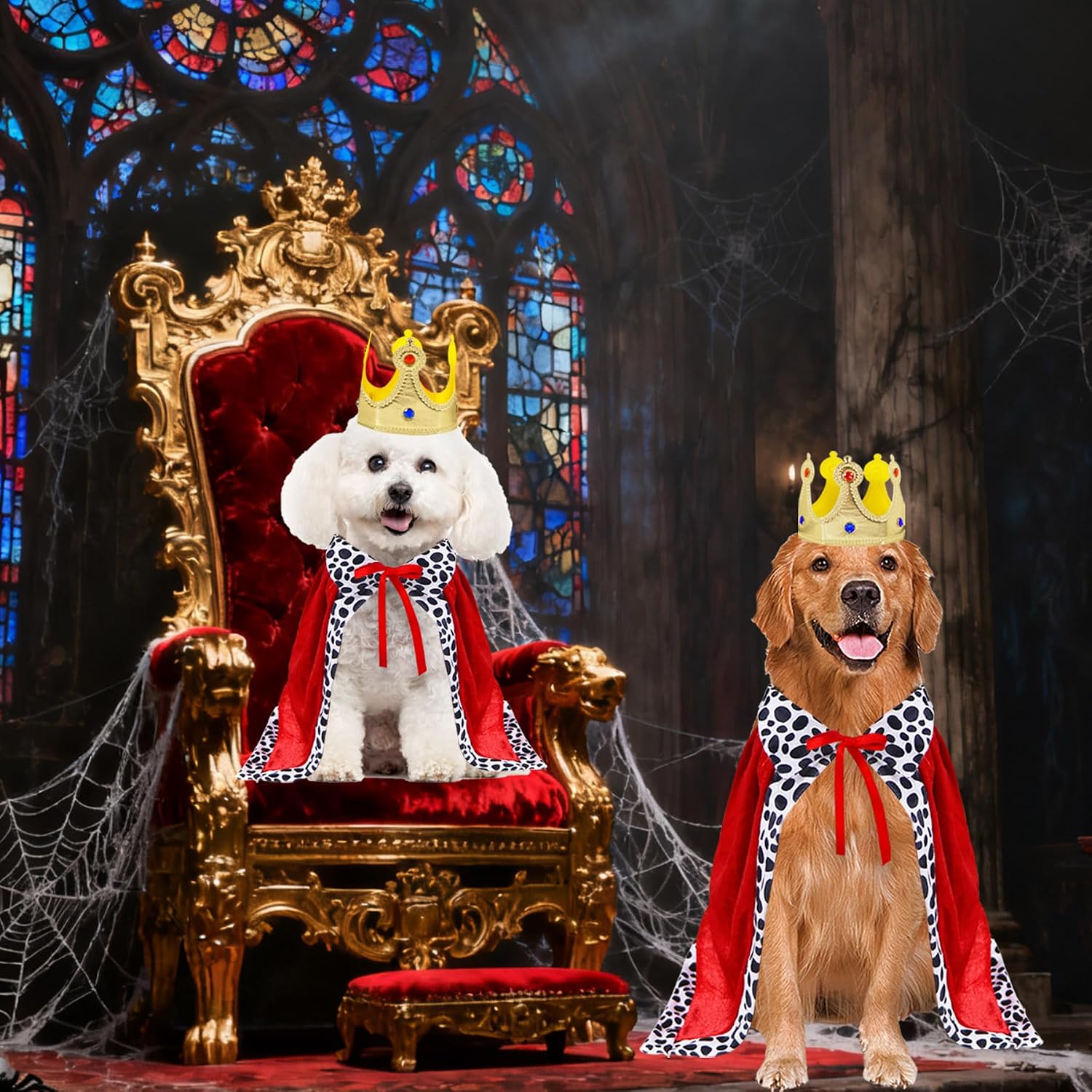 Thumbnail 4 de GOYOSWA Dog King Costume, Small