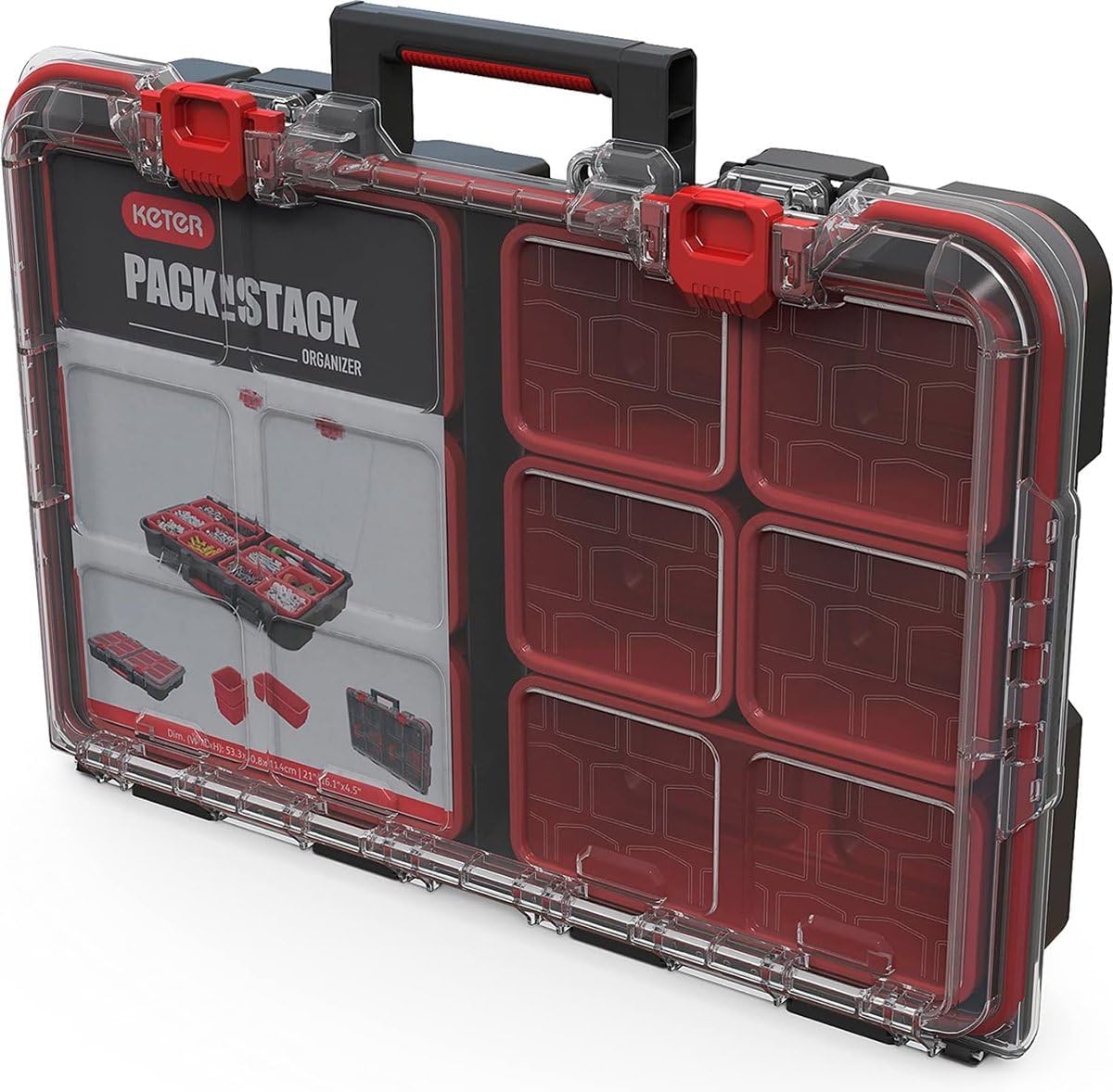 Detalle 2 de Keter Stack n' Roll Tool Storage Cart