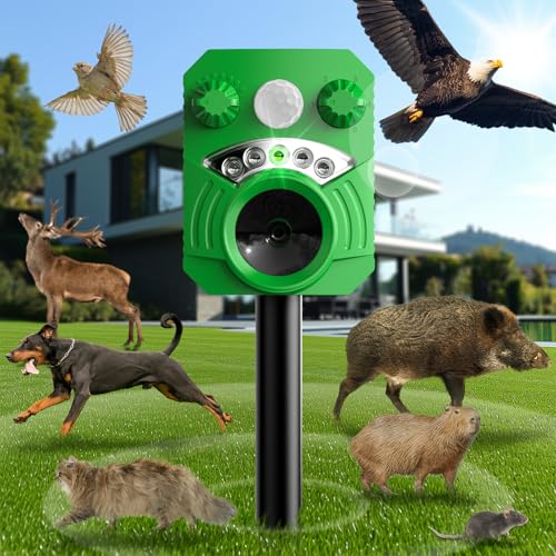 Detalle 2 de Repulsif Chat Ultrason 5 Modes Étanche – SOKTNEU