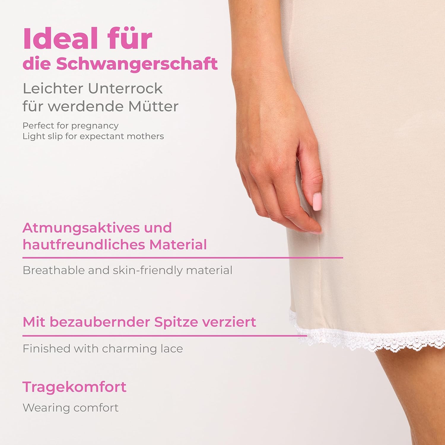 Thumbnail 3 de Merry Style jupon de grossesse MS10-466 en viscose élastique respirante