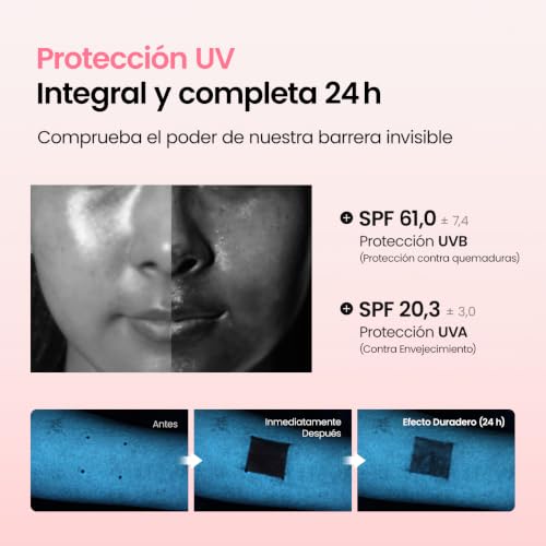 Detalle de BIODANCE Sérum Solar SPF 50+ Invisible: protector facial ligero con colágeno y péptidos