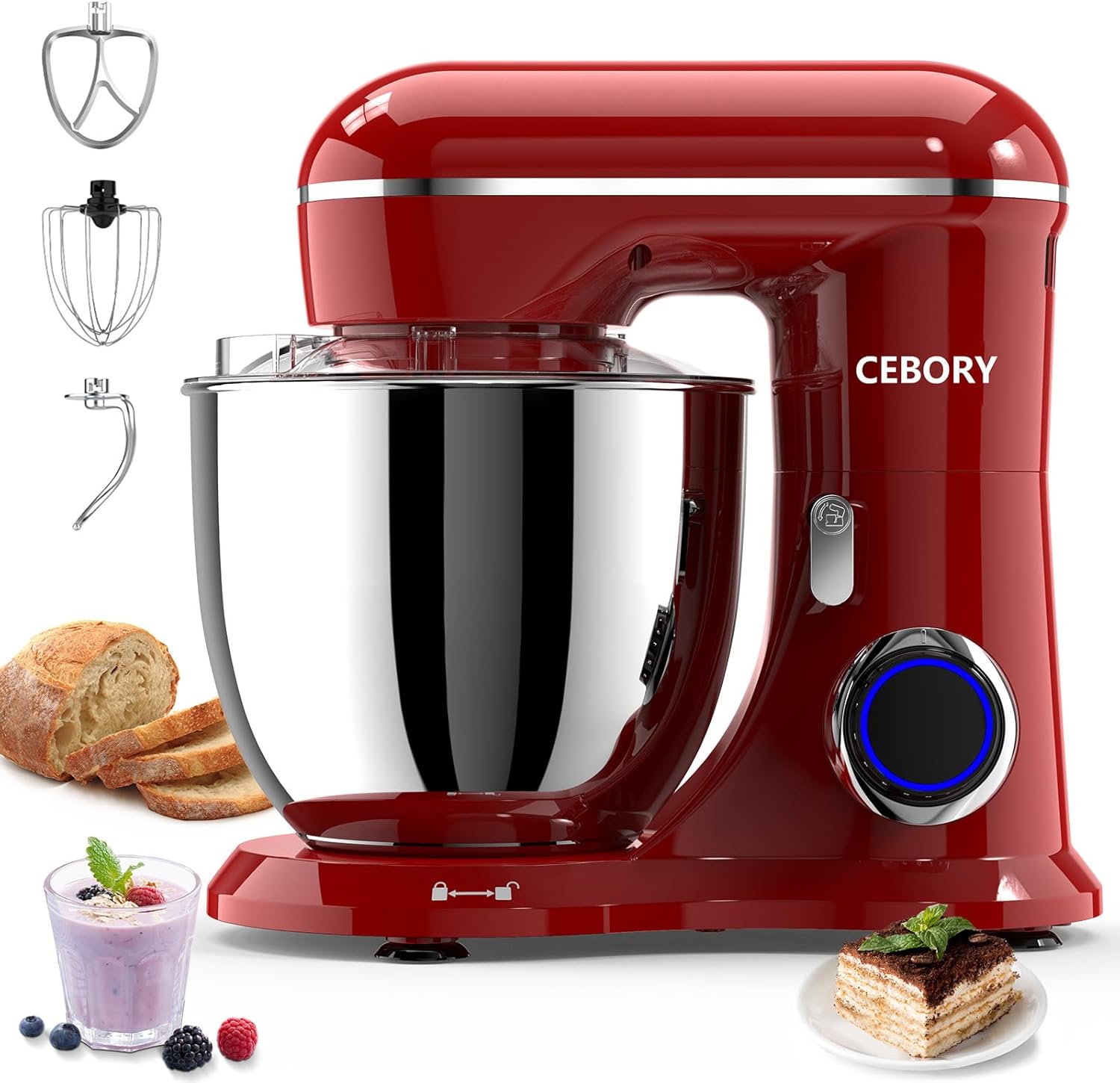 Thumbnail 6 de CEBORY 3-IN-1 Mixer 6.5QT 🍞