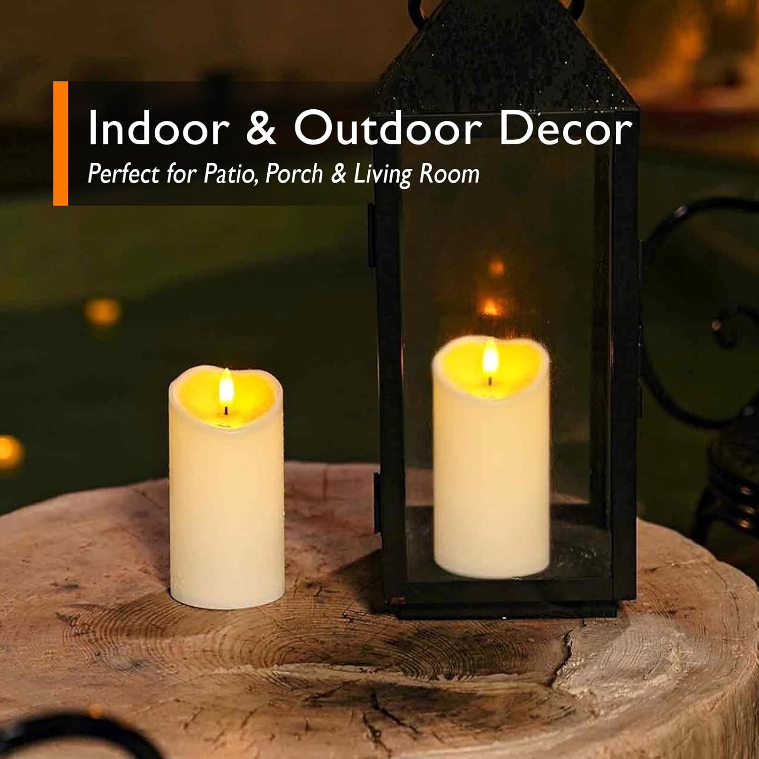 Thumbnail 2 de Homemory 3" x 6" Outdoor Waterproof LED Candles