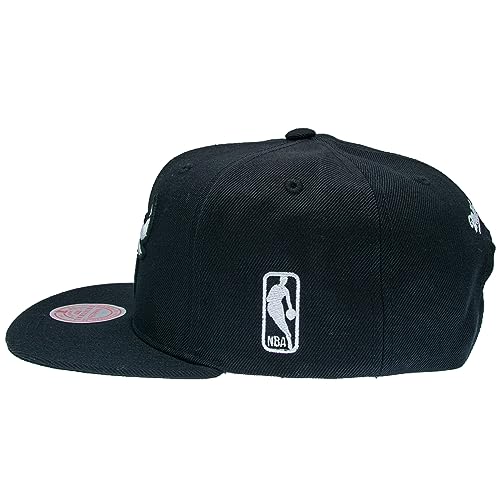 Detalle de Mitchell & Ness Uomo Snapback cap Chicago Bulls – Black & White