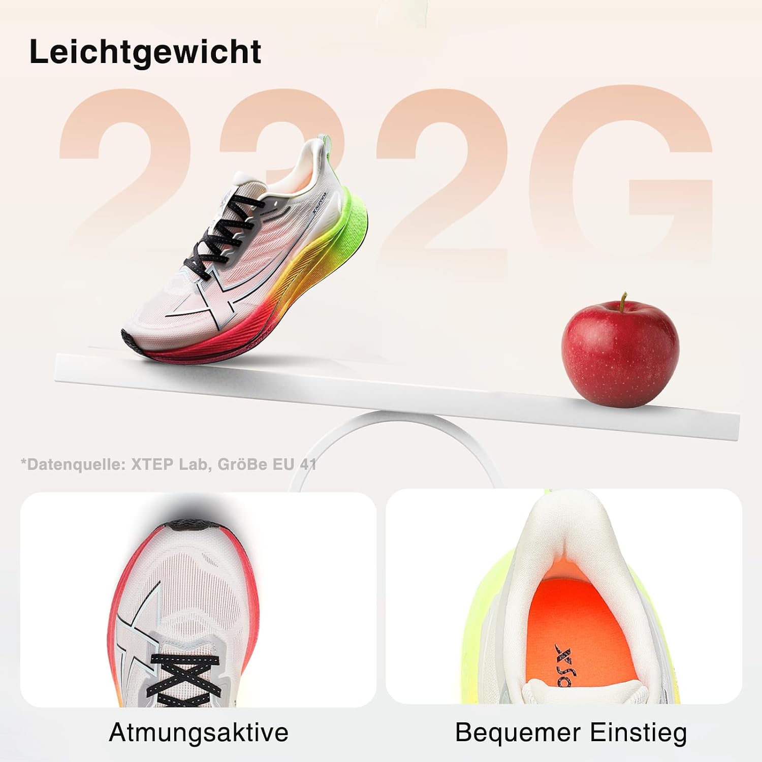 Thumbnail 4 de XTEP Professionelle 2000km Herren-Laufschuhe – Hohe Dämpfung und starke Rückstoßfähigkeit für Langstrecken ab 10 km